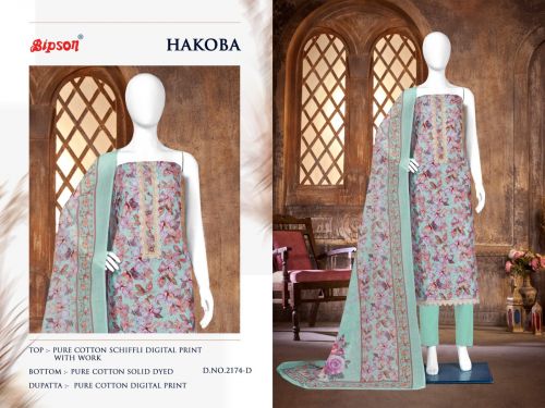 Hakoba 2174 By Bipson Cotton Dress Material Catalog